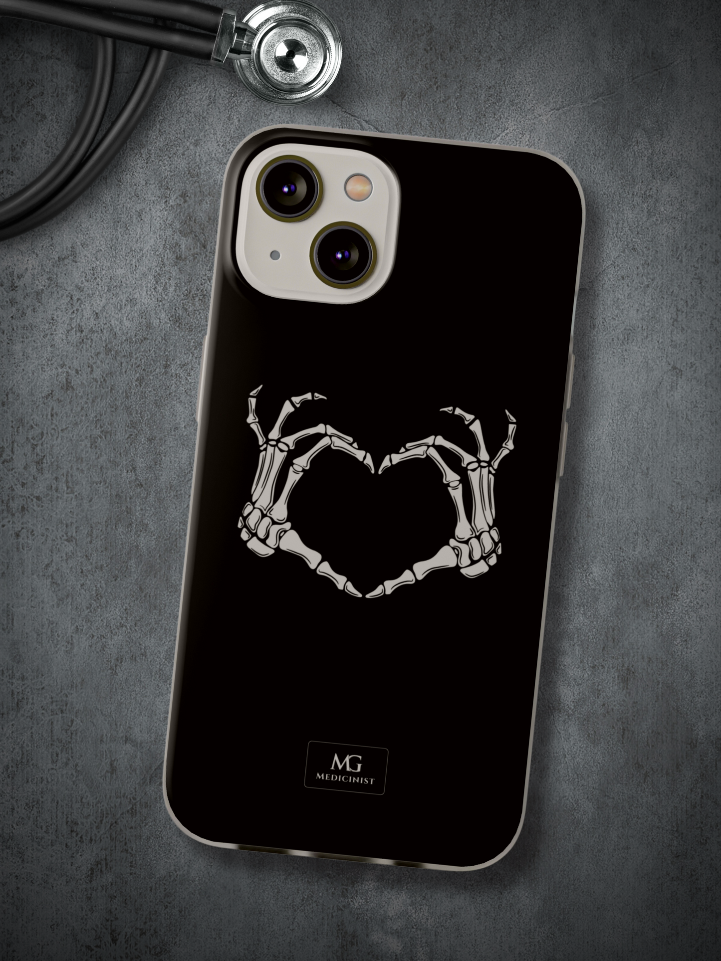 Husă Apple IPhone - Skeleton Heart - Medicină