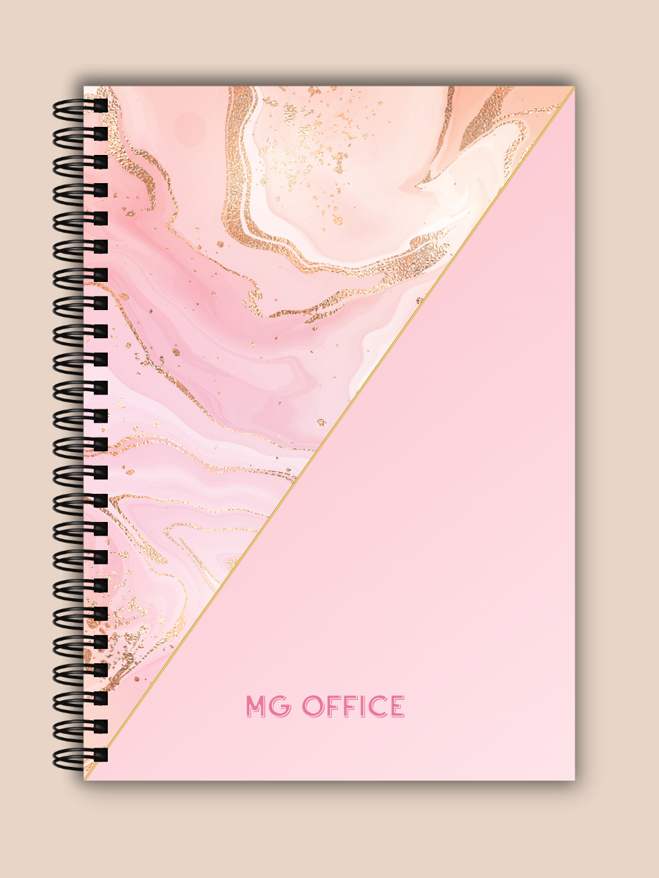 Caiet - MG Office - Blush Marble