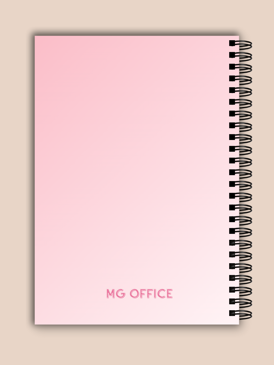 Caiet - MG Office - Blush Marble