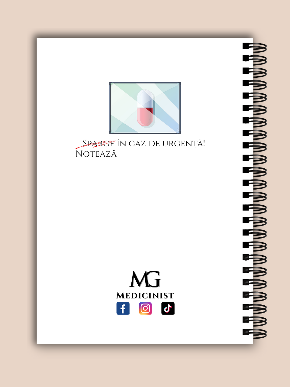 Caiet A5 - Pastile