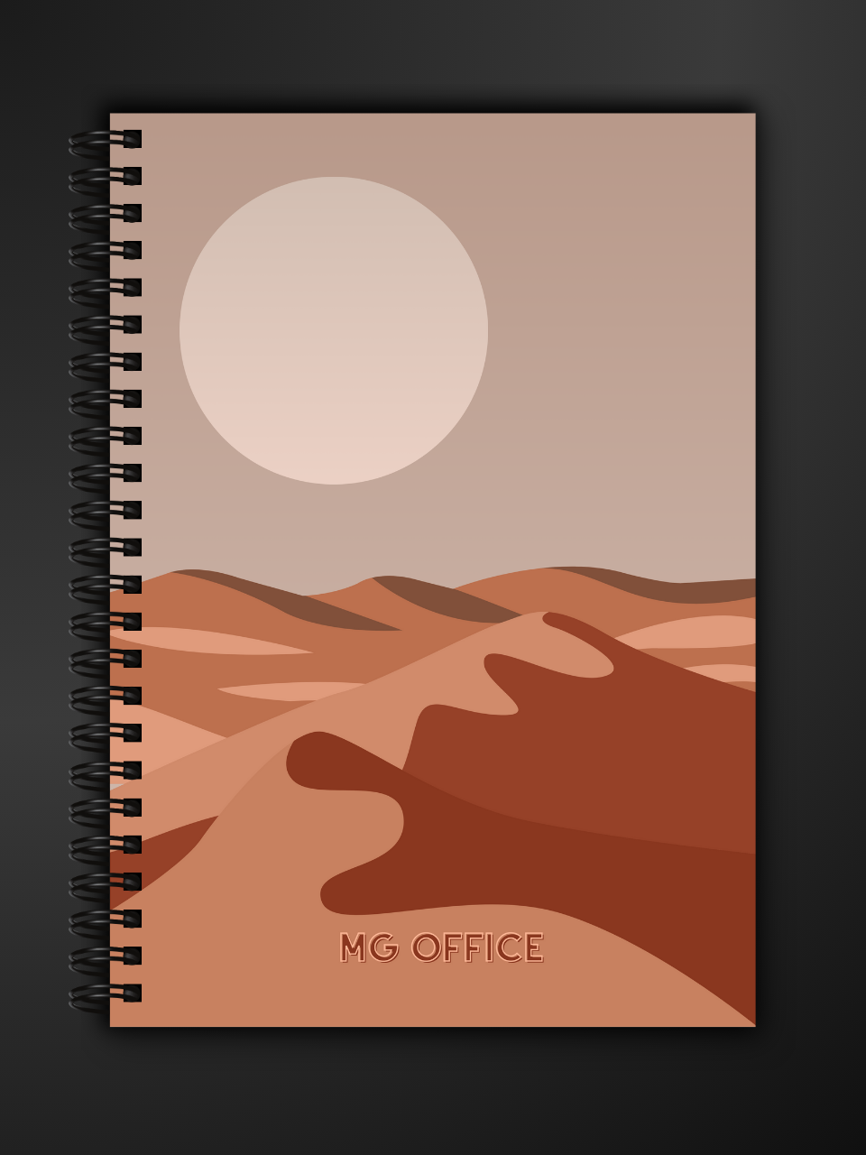 Caiet A5 - MG Office - Sahara
