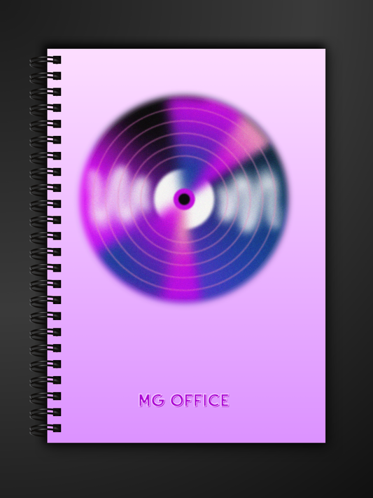 Caiet premium office, A4 sau A5, cu hârtie groasă 80g/mp, perfect pentru notite de scoala, birou si planificare zilnica. notebook facultate, cursuri, agenda premium, musical vinyl