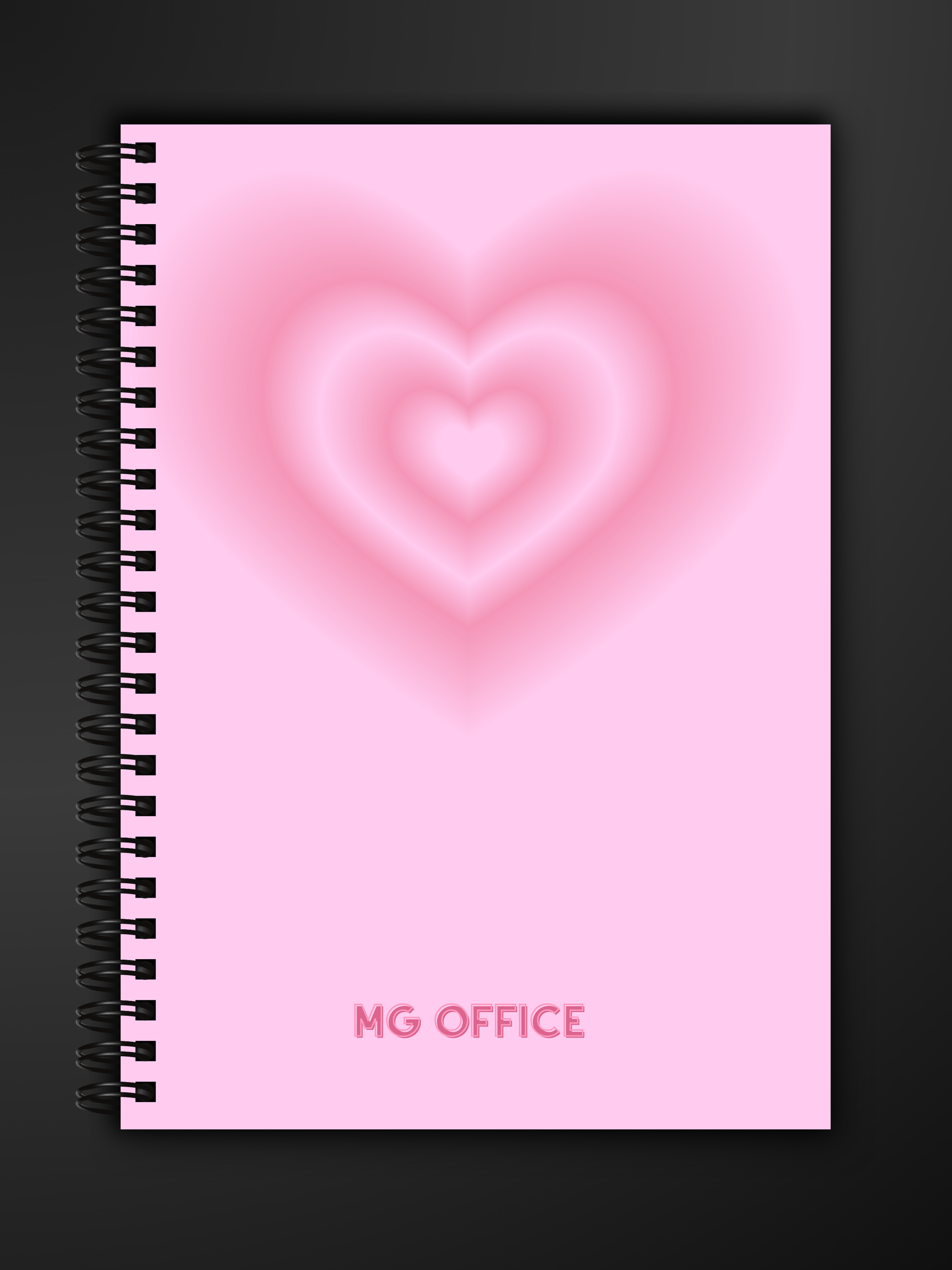 Caiet inima premium office, A4 sau A5, cu hârtie groasă 80g/mp, perfect pentru notite de scoala, birou si planificare zilnica. notebook facultate, cursuri, agenda premium