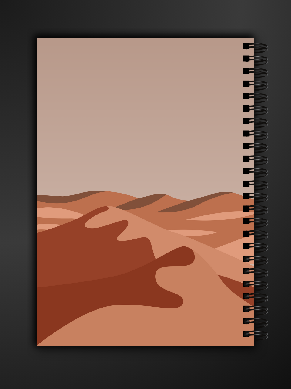 Caiet A5 - MG Office - Sahara