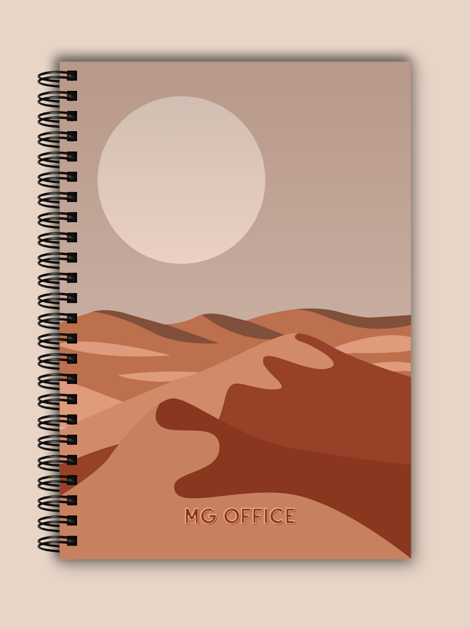 Caiet A5 - MG Office - Sahara