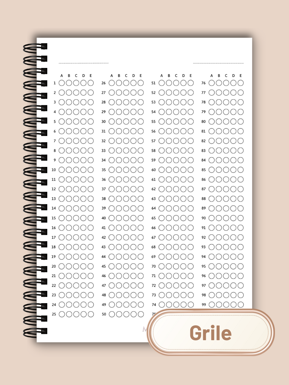 Caiet A5 - Pastile