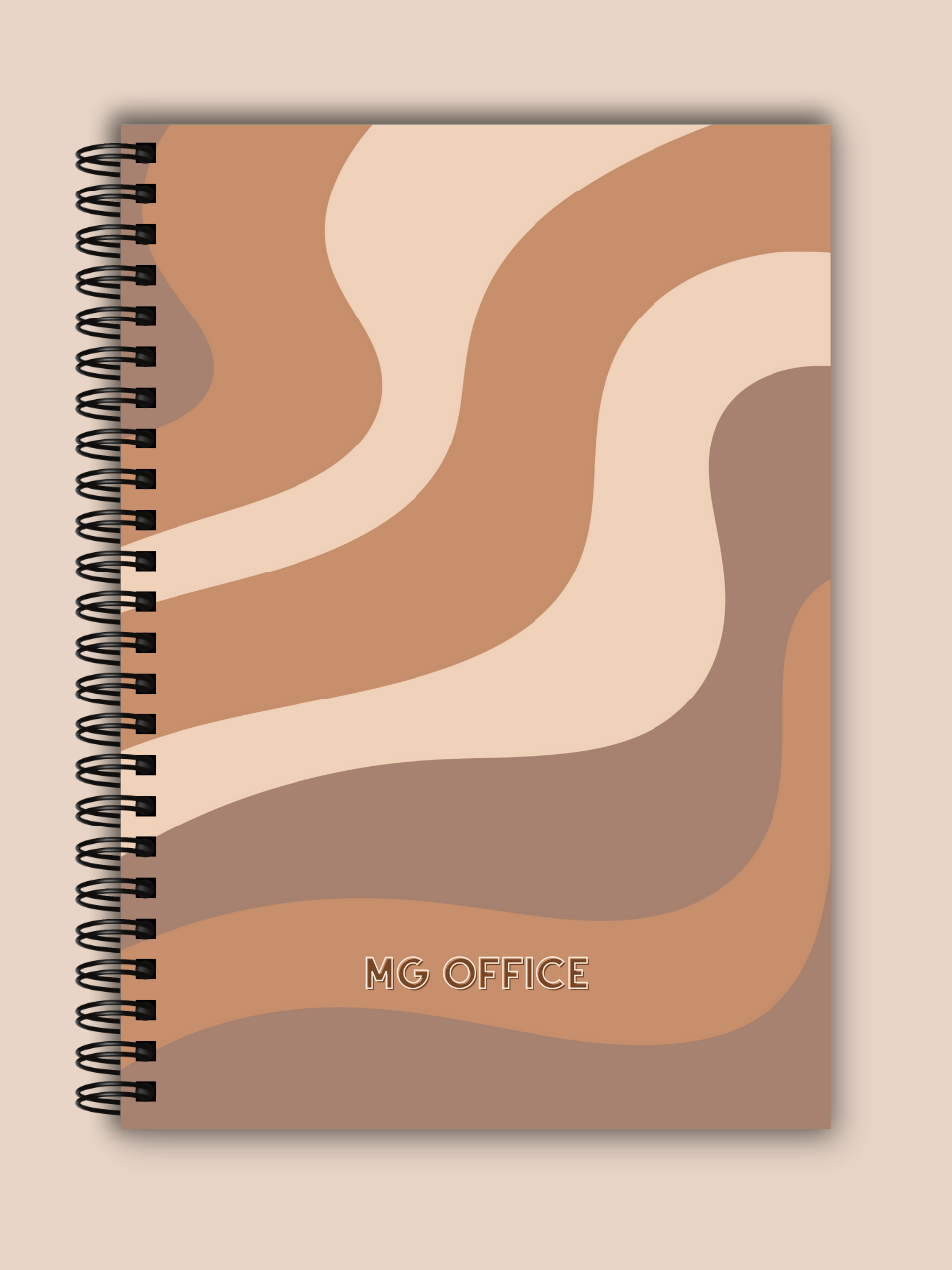 Caiet A5 - MG Office - Cappuccino
