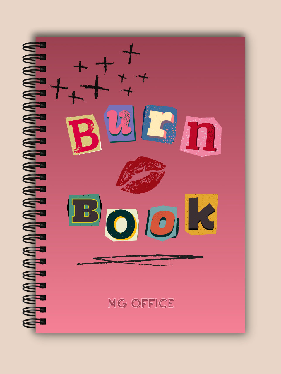 Caiet A5 - MG Office - Burn Book