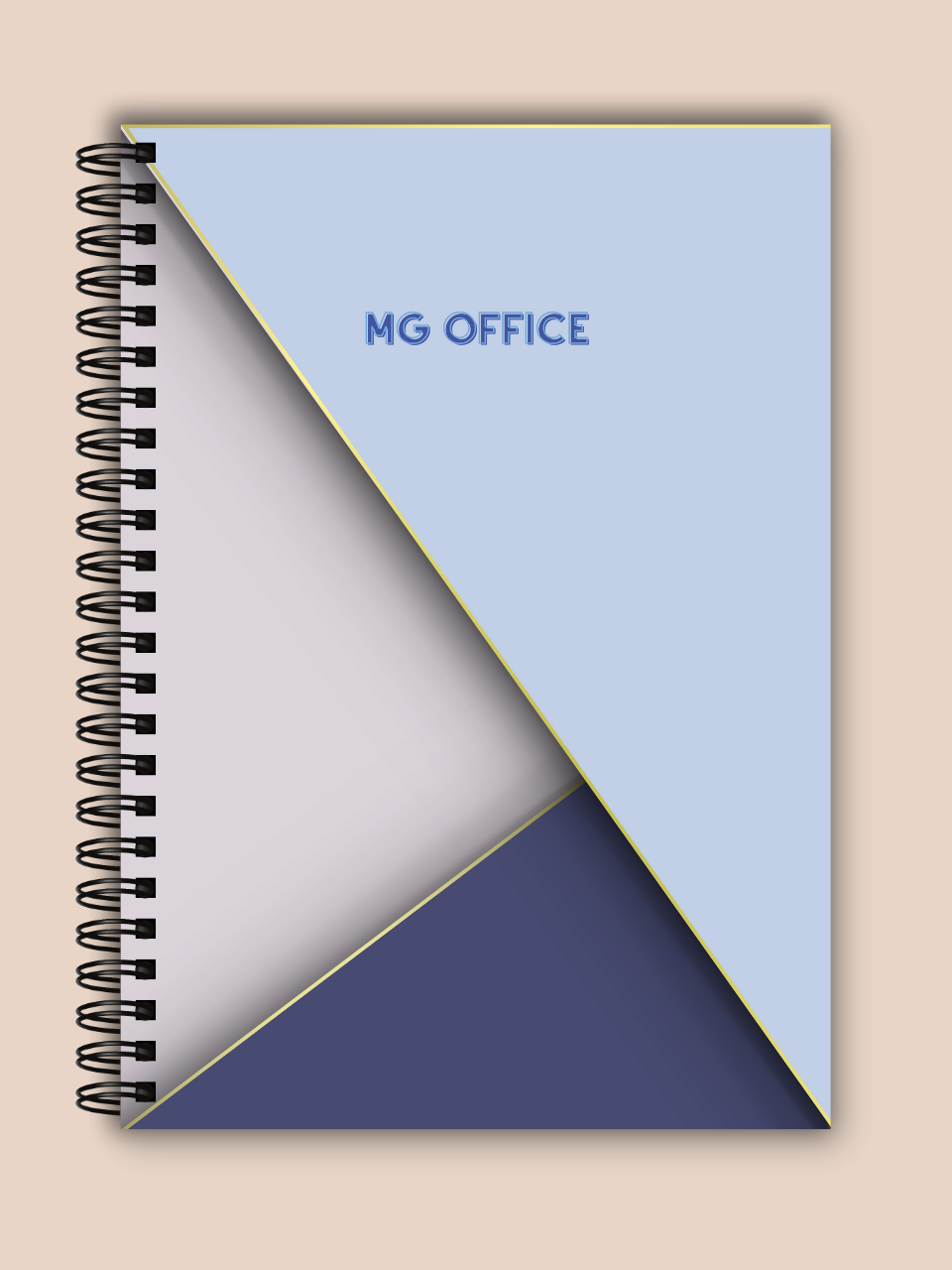Caiet A5 - MG Office - Gentil Bleu