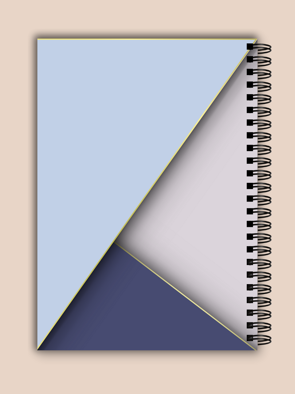 Caiet A5 - MG Office - Gentil Bleu