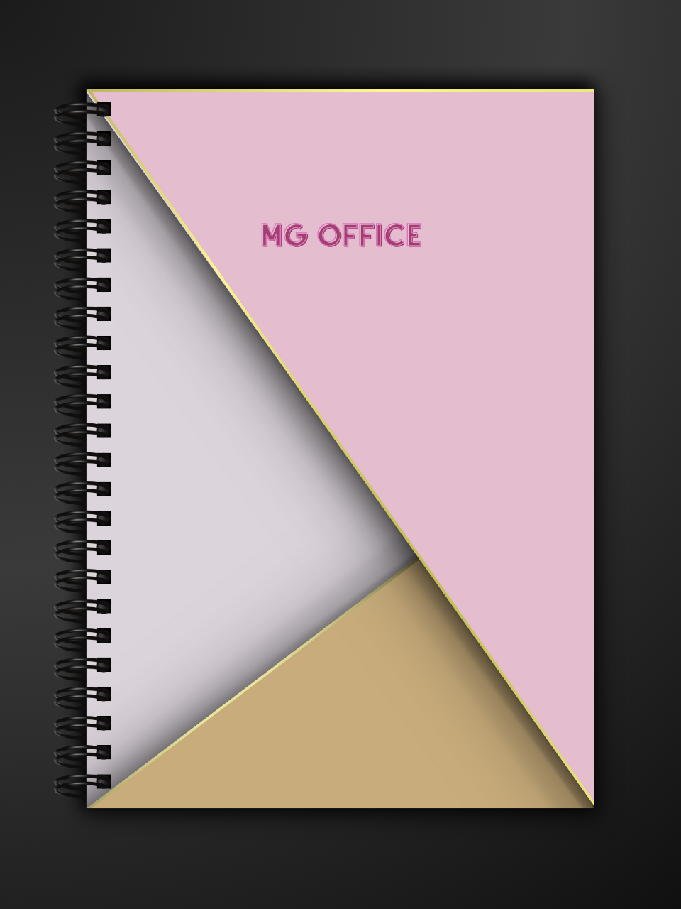 Caiet A5 - MG Office - Dolce Rose