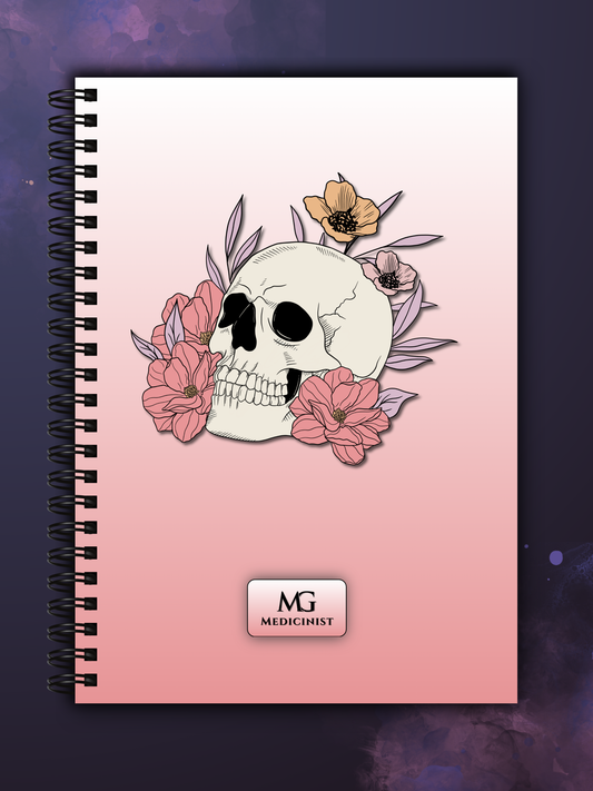 Caiet - Skull & Blossoms